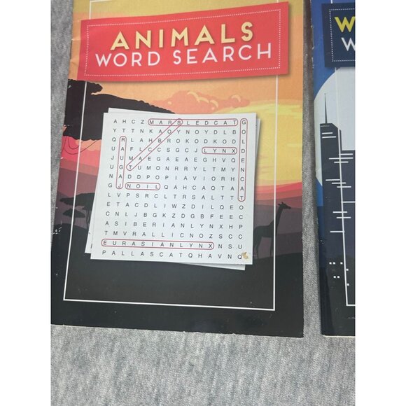 Word Search Magazines Word Search Activity Book For Adults Lot Of 6 Paperback - Picture 3 of 8